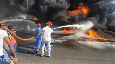 البيئة تكشف المناطق المتأثرة بتلوث حريق طريق الإسماعيلية