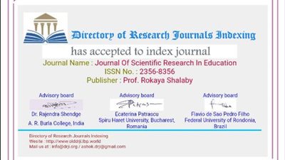 مجلة البحث العلمي في التربية لبنات عين شمس تحصل على أعلى تقييم من الأعلى للجامعات