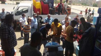 رئيس جهاز بدر يقود حملة على المخالفات بالمدينة ويحرر 39 محضر إشغال.. بالصور
