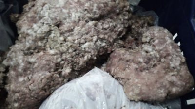 ضبط 162 كيلو لحوم مفرومة غير صالحة للإستهلاك الآدمى فى مطعم شهير بالغربية
