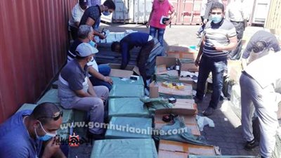 إحباط تهريب كمية كبيرة منشطات الجنسيه وأدوية التخسيس والشيش الإلكترونية بميناء الدخيله.