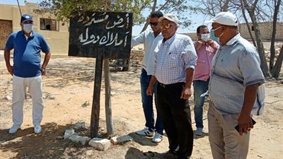 سحب قطعتى أرض بمساحة 130 فدانا من غير الجادين بالبحيرة