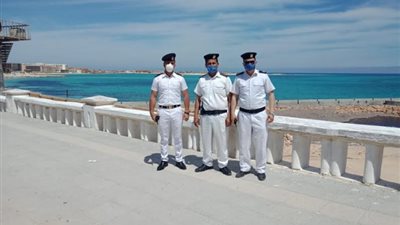 دوريات مكثفة بالاسكندرية لمنع نزول المواطنين للشواطىء