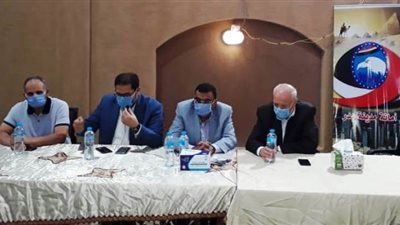 مستقبل وطن بدر ايد واحدة لدعم قائمة مرشحى الحزب لمجلس الشيوخ.. بالفيديو