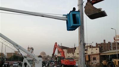 منطقة شرق السكة بالأقصر تتزين وتتجمل بالميدان الجديد
