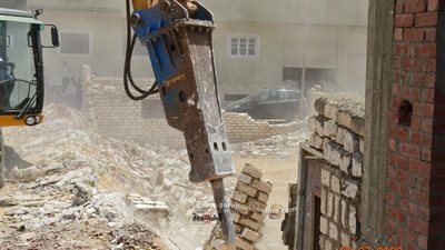 إزالة 476 حالة في الموجة الـــــ16 لإزالة التعديات ببنى سويف