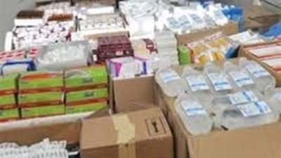 ضبط مستلزمات طبية مجهولة المصدر فى حملة للصحة بأسوان.صور