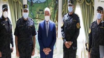 فوده يستقبل مدير الادارة العامة للأمن المركزى للتهنئة بعيد الاضحى المبارك
