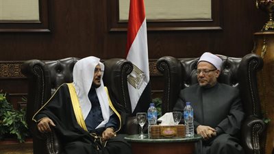 مفتي الجمهورية يستقبل وزير الأوقاف السعودي