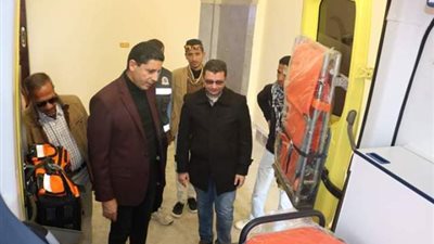 رئيس مركز الواحات البحرية يفتتح وحدة اسعاف جديدة بقرية الحارة