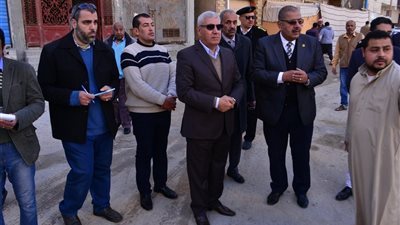 الغرابلي يتفقد شارع 89 بمنطقة زاهر جلال .. وإلغاء ترخيص بناء تعدى على الشارع