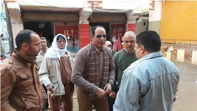 جولات مفاجأة لرئيس بركة السبع على دار المسنين و المستشفى المركزى