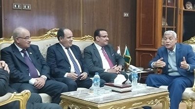 إفتتاح مقر حزب الحرية المصرى بالمنوفية بحضور المحافظ