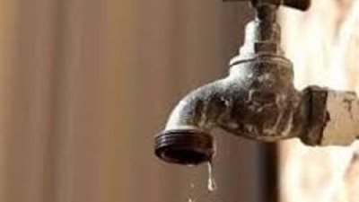 الاسكندرية بدون مياه وشركة المياه السده الشتوية السبب