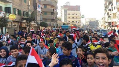 إنطلاق مسيرات رياضية للإحتفال بعيد الشرطة و ذكرى ثورة 25 يناير بمنيا القمح