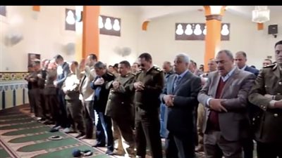 صلاة الغائب على أرواح شهداء الشرطة بكفر الشيخ