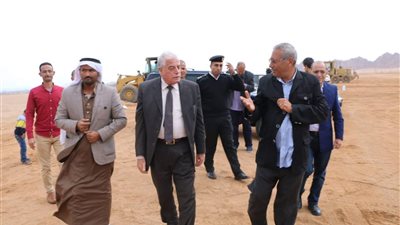 فودة تفقد مضمار الهجن بشرم الشيخ استعدادا لافتتاحه