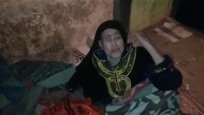 سيدة ضريرة فى منشأة ناصر: 