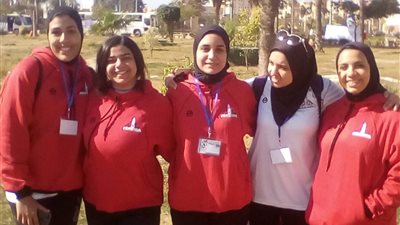 فريق عين شمس بنات للكرة الطائرة يفوز على بورسعيد بأسبوع الجامعات