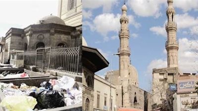 إزالة قمامة خانقاه الأمير شيخون بالصليبة