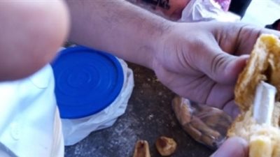 باتيه بالحشيش فى قسم شرطة السويس !!