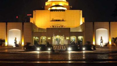 فاروق جويدة فى امسية شعرية على المسرح الصغير
