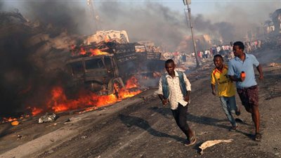 انفجار هائل فى وسط العاصمة الصومالية مقديشيو
