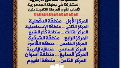 الإسماعيلية الأزهرية ثانى الجمهورية فى ألعاب القوى