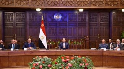 السيسى: لن نسمح بأية تعديات على البحيرات التي تمثل ثروة قومية يجب استغلالها