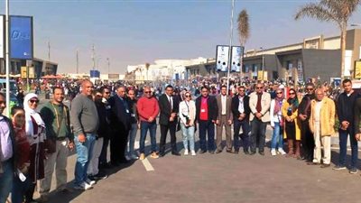 مستقبل وطن بدر يختتم زيارة معرض القاهرة للكتاب بـ2100مواطن من المدينة بالصور