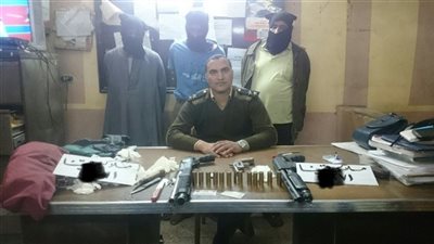 ضبط تشكيل عصابى تخصص فى سرقة المنازل بنجع حمادى