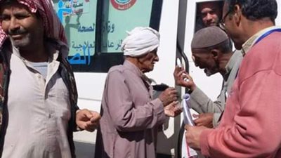 توقيع الكشف الطبي على 152 حالة مرضية بشرم الشيخ بالصور