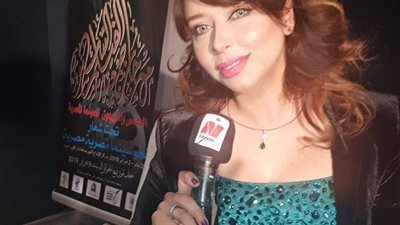 نانسى ابراهيم تتألق فى حفل ختام مهرجان جمعية الفيلم