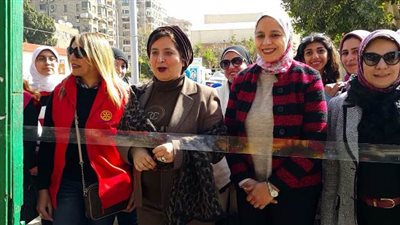 افتتاح المعرض الخيرى الخامس ببنات عين شمس