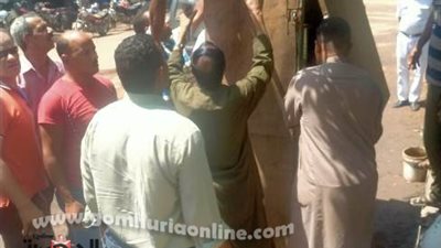 أشمون تشن حملة مكبرة لرفع الاشغالات بالشوارع والميادين