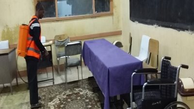 تجهيز وتعقيم 8 مقار إنتخابية بمركز الزينية شمال الأقصر