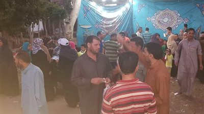 قبل غلق باب التصويت زحام في لجان قرى مرشحي الشيوخ بالقليوبية