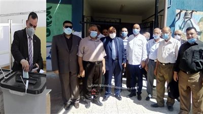 المعلمون فى مقدمة الصفوف .. والموظفون يتوافدون على لجان إنتخابات مجلس الشيوخ فى مشهد حضارى