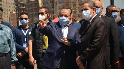 وزير التنمية المحلية ومحافظ الغربية يتفقدان تطوير الكورنيش ومحطة مياه طنطا