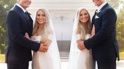 هل سيتشابه الابناء ..زواج نادر لتوأم متطابق من توأم متطابق