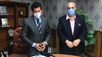 مؤسسة محمد جلال الخيرية تساهم فى تجهيز ستاد نادى بركة الحاج بالمرج