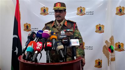 المسماري: القوات المسلحة الليبية نشرت دفاعات في مواقع مهمة لمنع أي اختراق للمياه الإقليمية