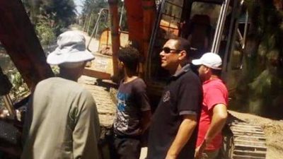 تطهير الترع والمصارف بسيدى سالم