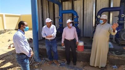بدء التشغيل التجريبى لمحطتى مياه شرب بالوادى الجديد