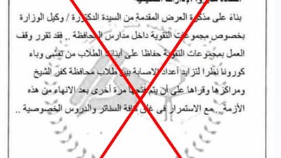 وقف مجموعات التقوية المدرسية في كفر الشيخ.. تعرف على الحقيقة