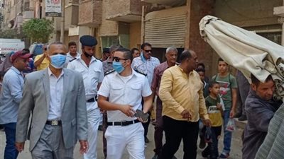 إزالة أشغالات في حملة بمدينة ناصر