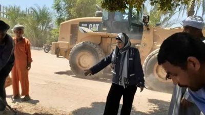 فاطمه ابراهيم المراه الحديدية سكرتير عام مساعد لمحافظة قنا