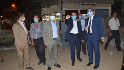 رحمى يقرر تطوير طريق الملاحة بطنطا، ورفع الإشغالات بطريق العائلة المقدسة بسمنود.