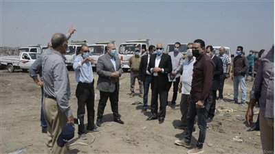 محافظ الجيزة يتفقد مقلب أبو رواش بكرداسة