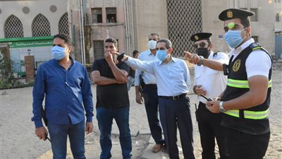 محافظ الغربية في جولة مسائية يتفقد ميدان المحطة بطنطا والمنطقة الصناعية بالمحلة